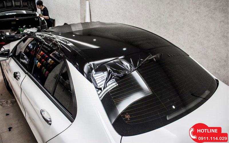 Dán Phim Cách Nhiệt Nóc Xe