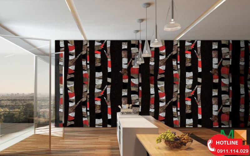 giấy dán tường có dán lên kính được không