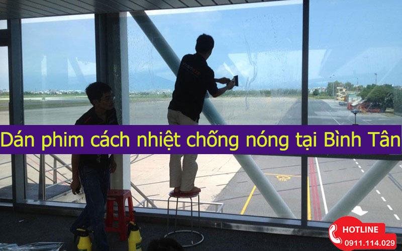 Dán phim cách nhiệt chống nóng tại bình tân